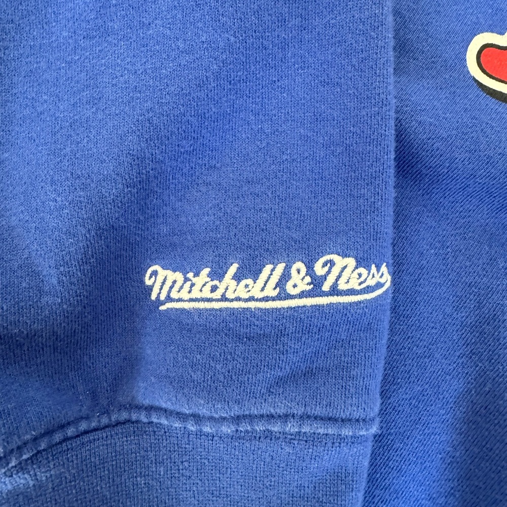 Mitchell & Ness Blue Crewneck Sweater 76ers Retro Style - Picture 6 of 6